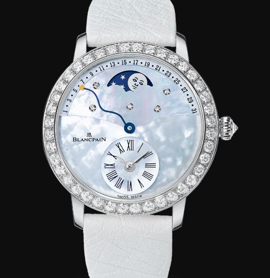 Review Blancpain Watches for Women Cheap Price Quantième Rétrograde Replica Watch 3653 1954L 58B - Click Image to Close